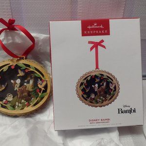 Disney Bambi 80th anniversary Hallmark ornament